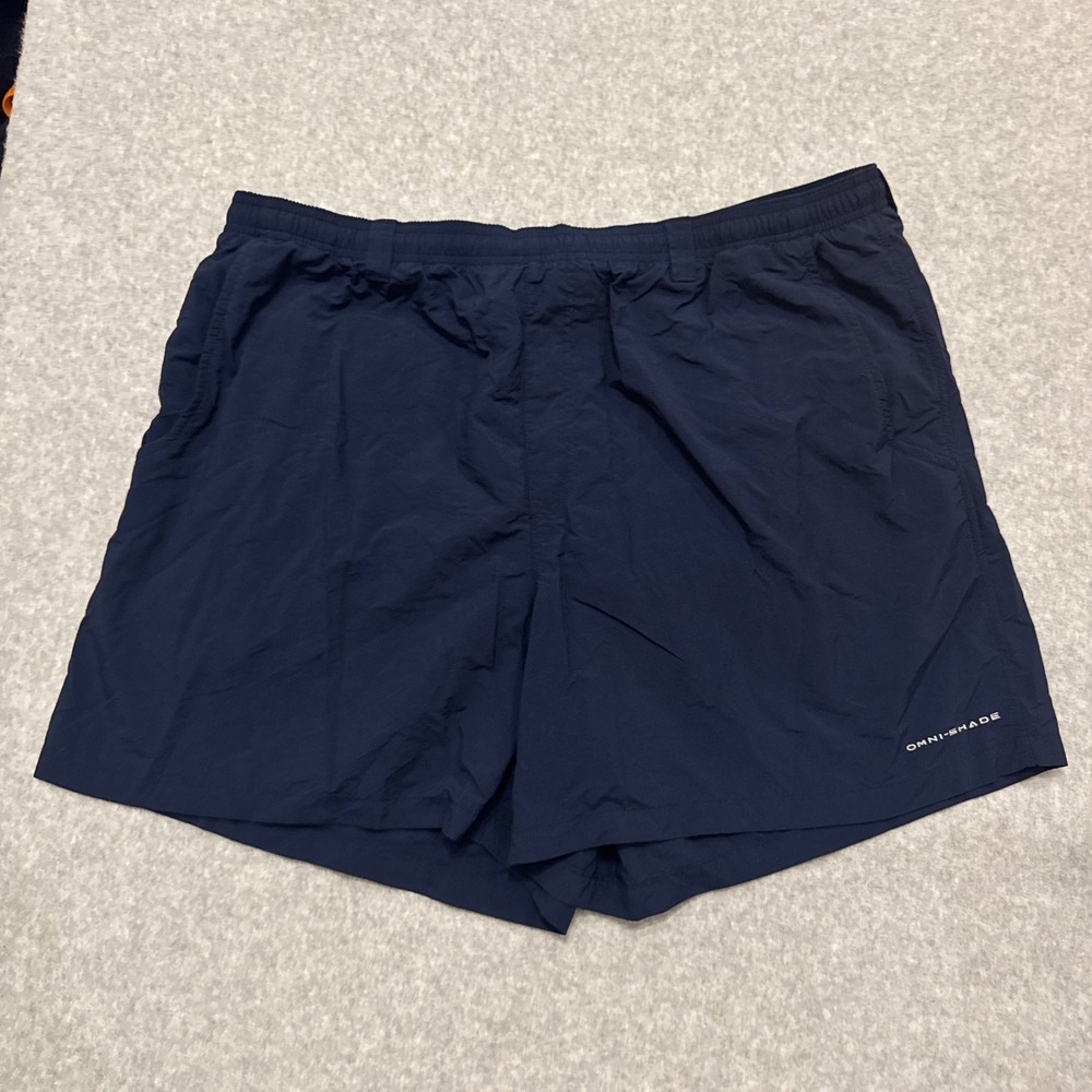Columbia PFG Backcast III Water Shorts Mens XXL Navy Blue Swim